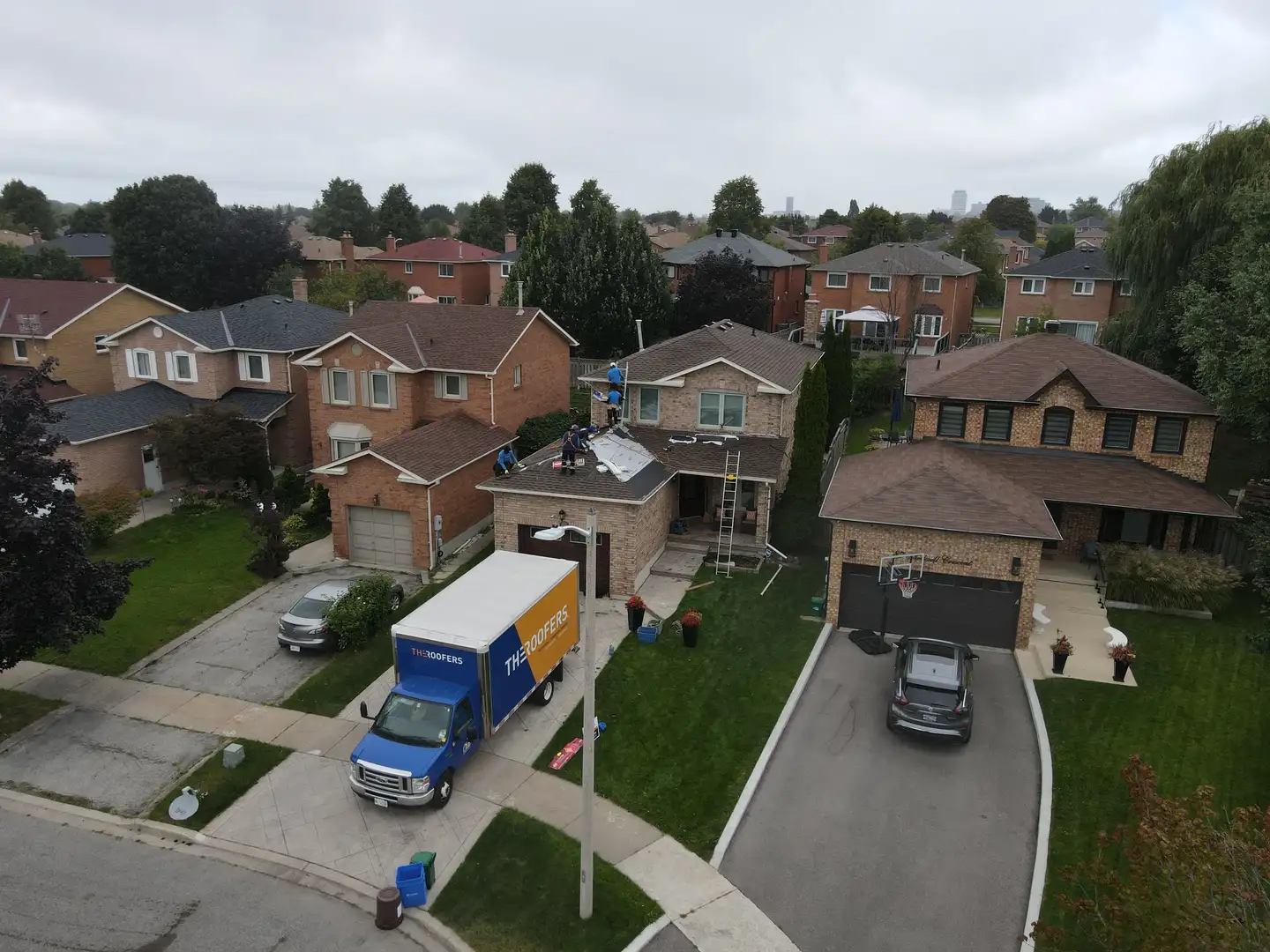 Completed roof replacement by The Roofers in Maple, Ontario